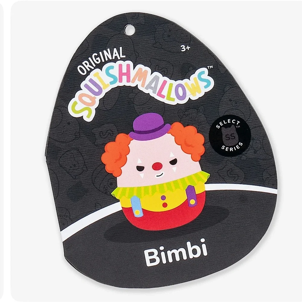 Squishmallow Select Series - Bimbi the Clown BNWT 8” - Picture 6 of 8